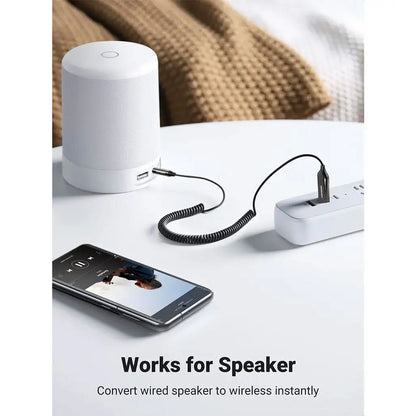 UGREEN 70601 Bluetooth AUX Adapter – Bluetooth 5.0, Mini Receiver