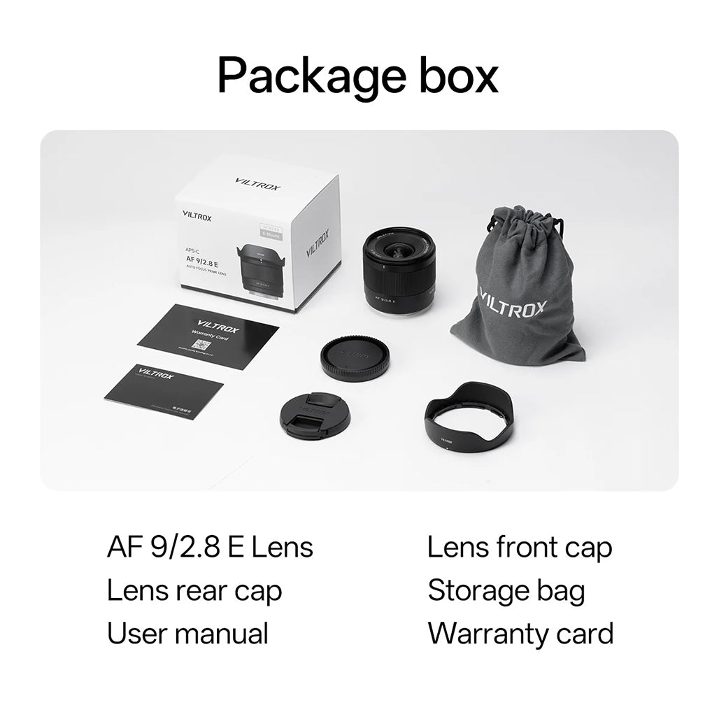 Viltrox AF 9mm F2.8 Air APS-C Ultra-Wide Lens for Sony E-Mount
