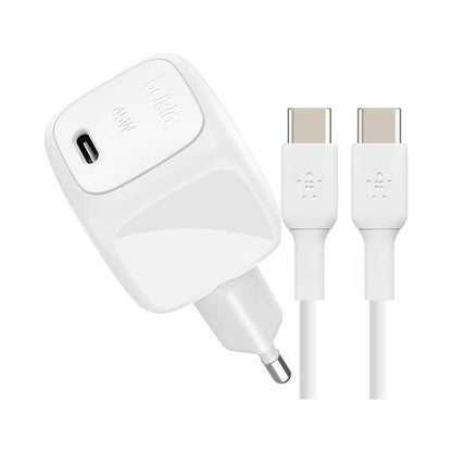 Belkin BOOST Charge USB-C 45W PD PPS + USB-C Charger - WCA013KQ1MWH-B6