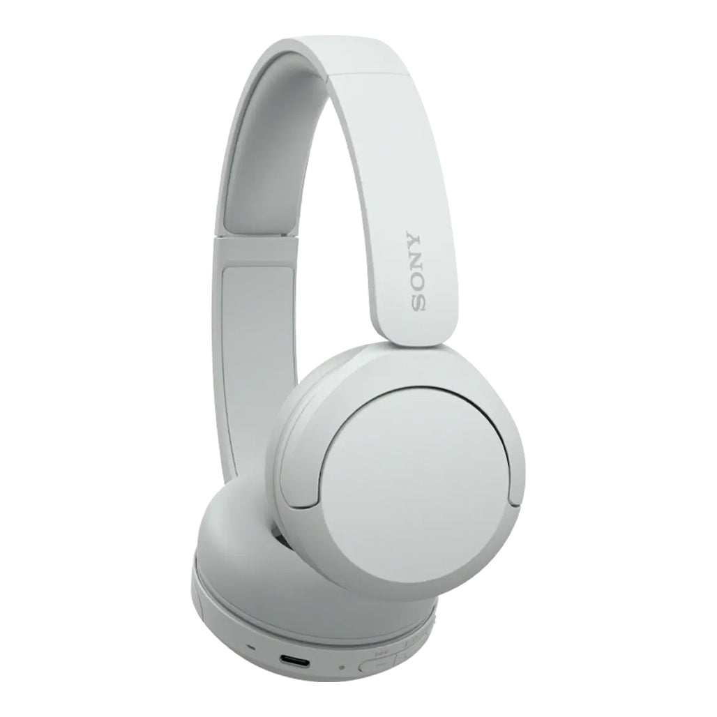 Sony WH-CH520 Wireless Headphones High-Quality Sound Lightweight Extended Battery Life And Reliable Connectivity - White