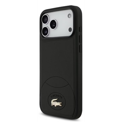 Lacoste MagSafe PU Leather Hard Case with Bliss Design for iPhone 17 Pro