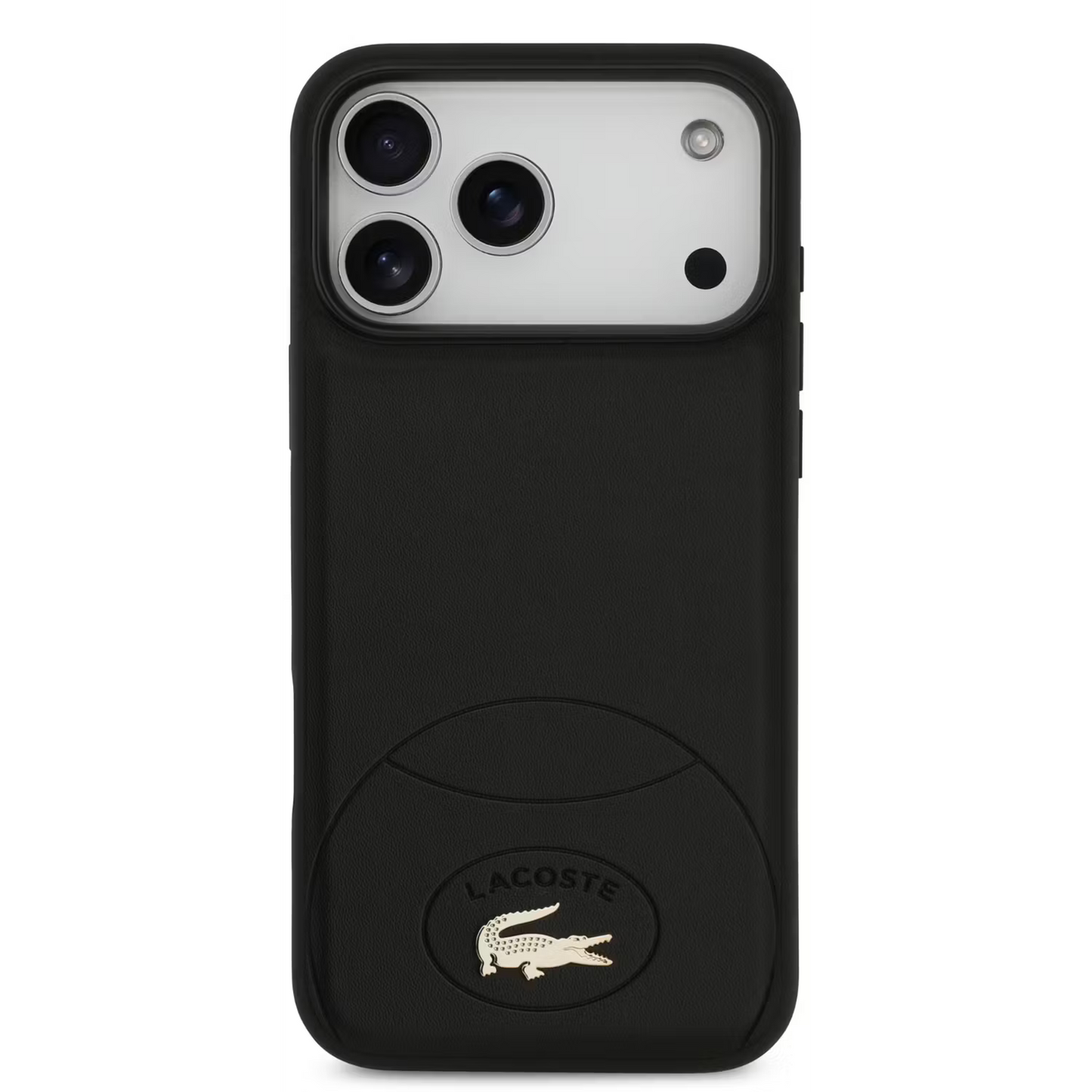 Lacoste MagSafe PU Leather Hard Case with Bliss Design for iPhone 17 Pro