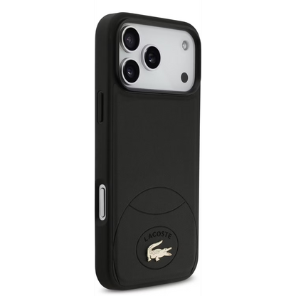 Lacoste MagSafe PU Leather Hard Case with Bliss Design for iPhone 17 Pro