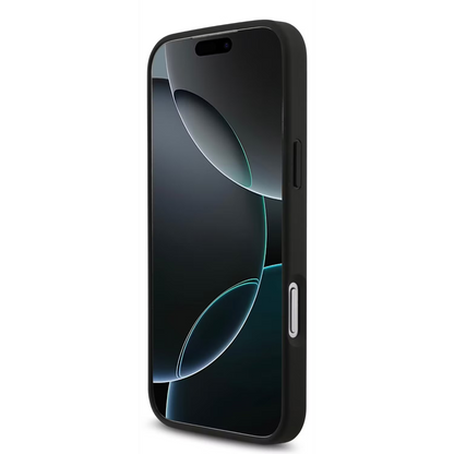 Lacoste MagSafe PU Leather Hard Case with Bliss Design for iPhone 17 Pro