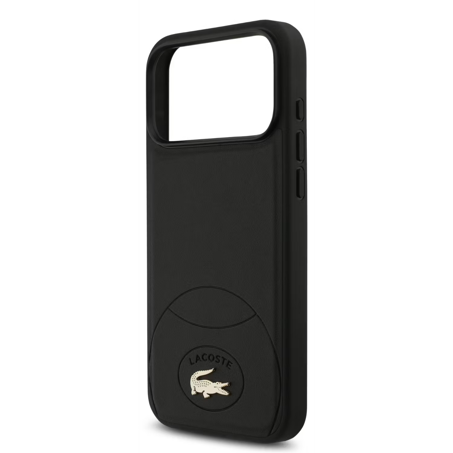 Lacoste MagSafe PU Leather Hard Case with Bliss Design for iPhone 17 Pro