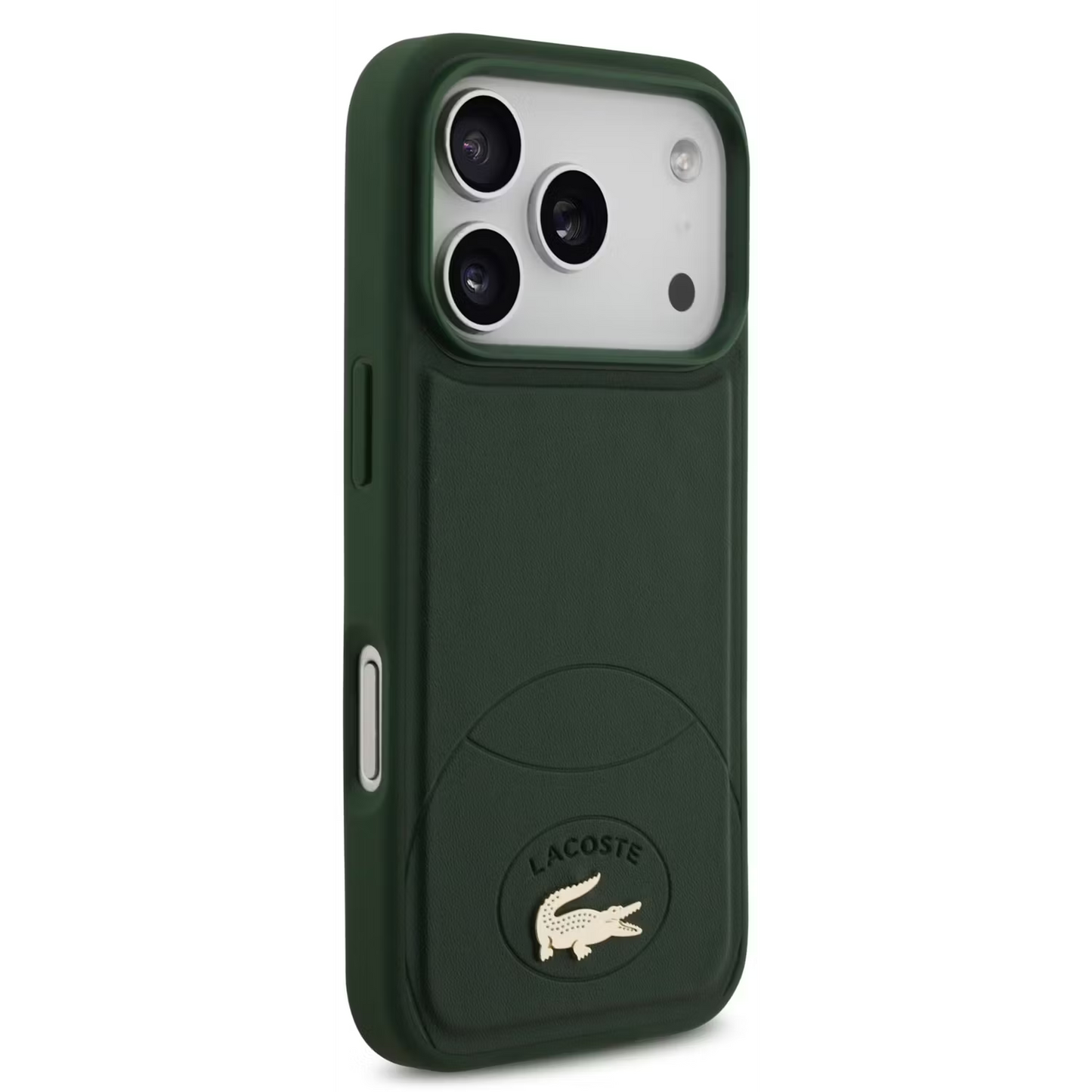 Lacoste MagSafe PU Leather Hard Case with Bliss Design for iPhone 17 Pro
