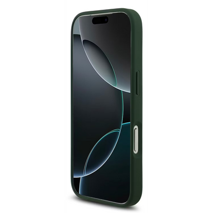 Lacoste MagSafe PU Leather Hard Case with Bliss Design for iPhone 17 Pro