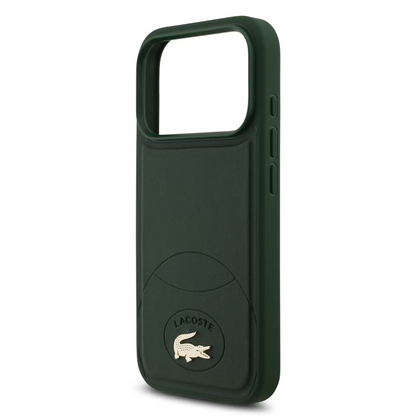 Lacoste MagSafe PU Leather Hard Case with Bliss Design for iPhone 17 Pro
