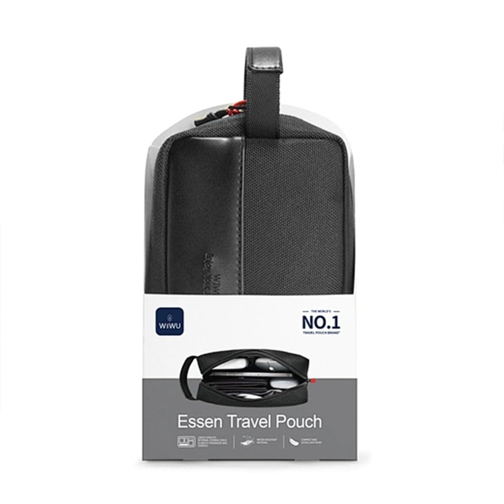 WiWU Essen Travel Pouch - Compact Lightweight Water Resistant Organizer Bag