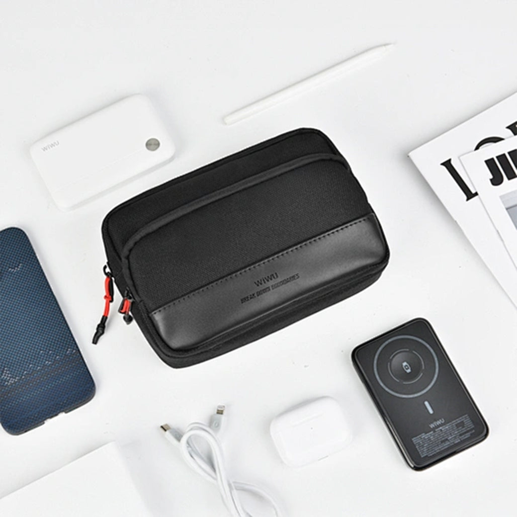 WiWU Essen Travel Pouch - Compact Lightweight Water Resistant Organizer Bag