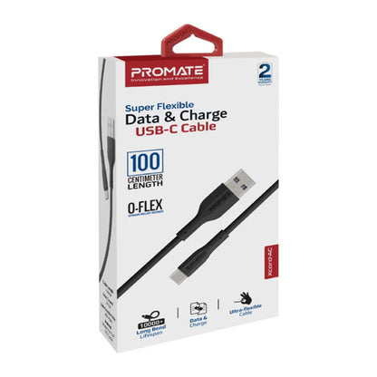 Promate XCord-AC - Super Flexible Data and Charge USB-C Cable