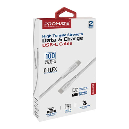 Promate XCord-CC - High Tensile Strength Data & Charge USB-C Cable