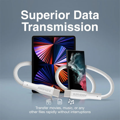Promate XCord-CC - High Tensile Strength Data & Charge USB-C Cable