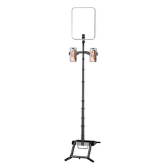 Portable Broadcast Light YY-33 – 14" LED Selfie & Video Lighting Kit with Adjustable Tripod, Phone Holder, and 4000mAh Battery