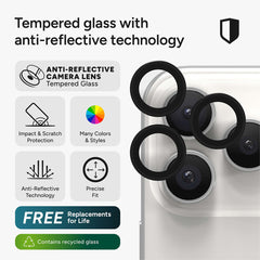 ZAGG Camera Rings – Lens Protection for iPhone Pro Series