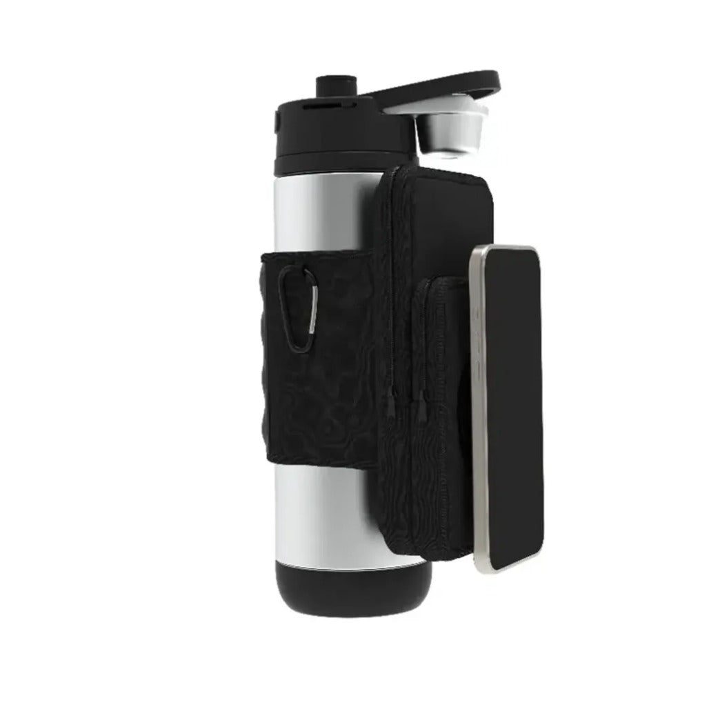 Porodo Lifestyle Magnetic Water Bottle Sleeve - Black
