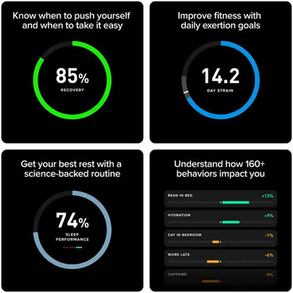 WHOOP Life MG Advanced Health and Fitness Tracker - MG