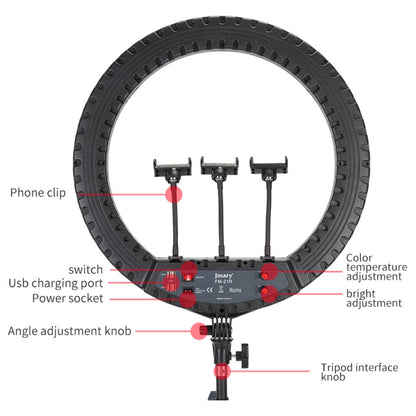 Jmary FM-21R 21" Ring Light - 160 Pieces