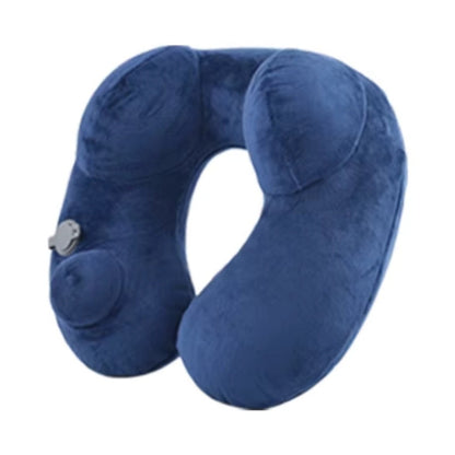 Coteci Portable Foldable U-Shaped Inflatable Airplane Pillow