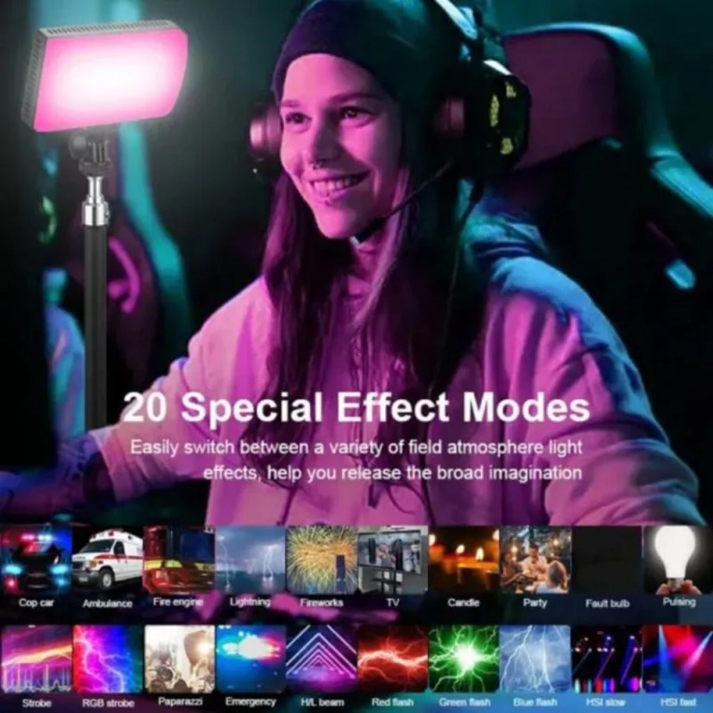 Jmary FM-180RGB Ultra-Portable 20W RGB LED Video Fill Light - FM-180RGB