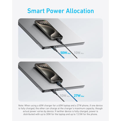 Anker 140W 2-in-1 USB-C to USB-C Cable - A8895H12