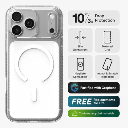 Zagg Luxe Snap For iPhone 18 Pro/18 Pro Max and iPhone 17 Pro/17 Pro Max - Clear