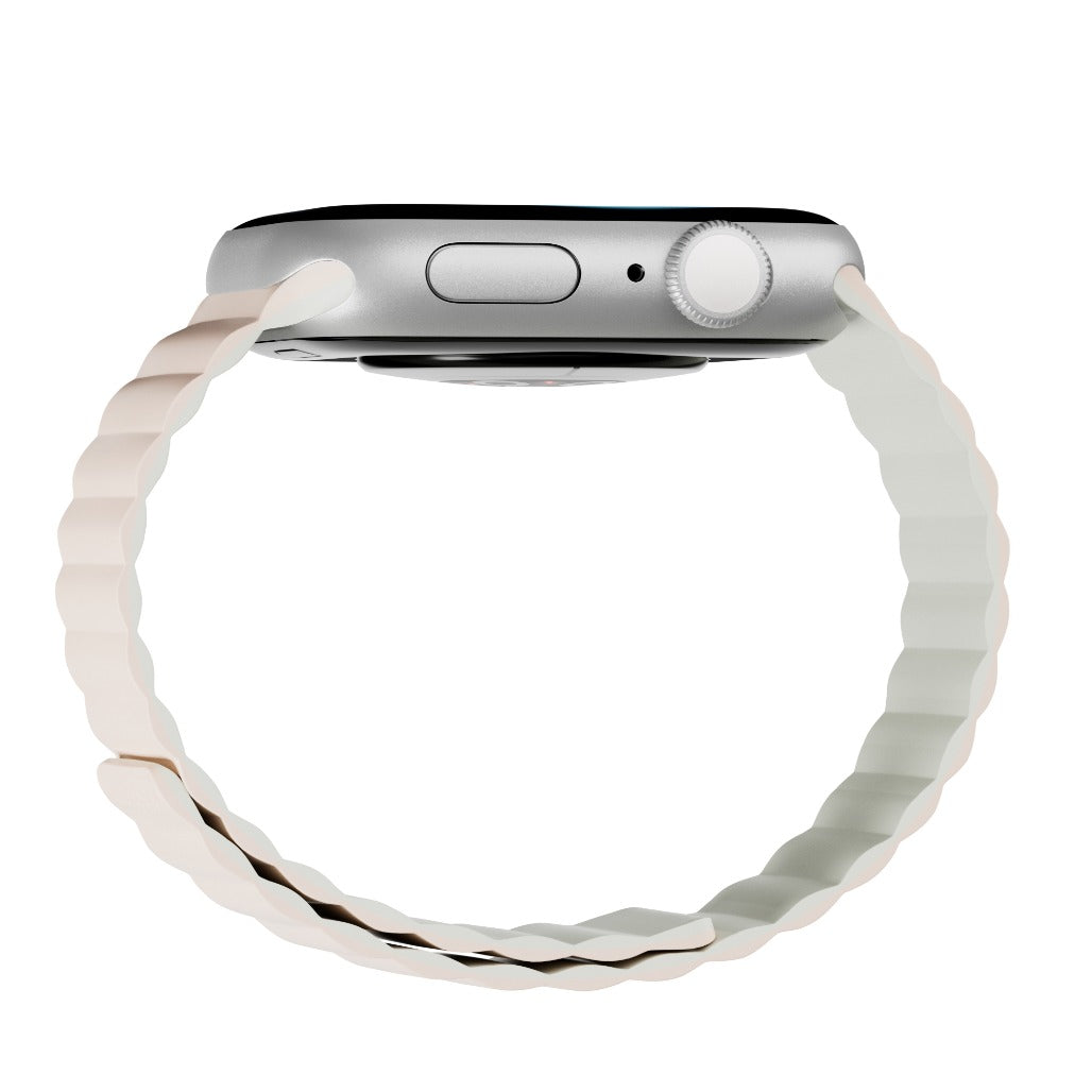 MagEasy Skin Duo Reversible Silicone Magnetic Apple Watch Band Compatible with 40mm to 49mm