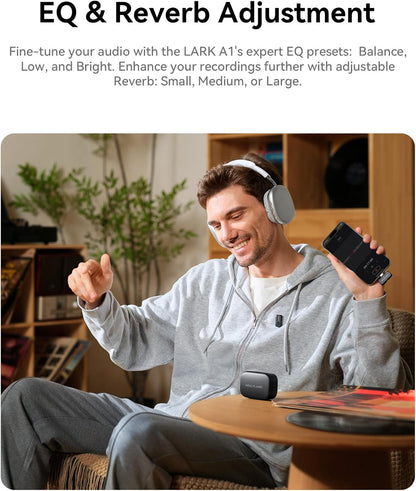 HollyLand Lark A1 Wireless Mini Microphone - White