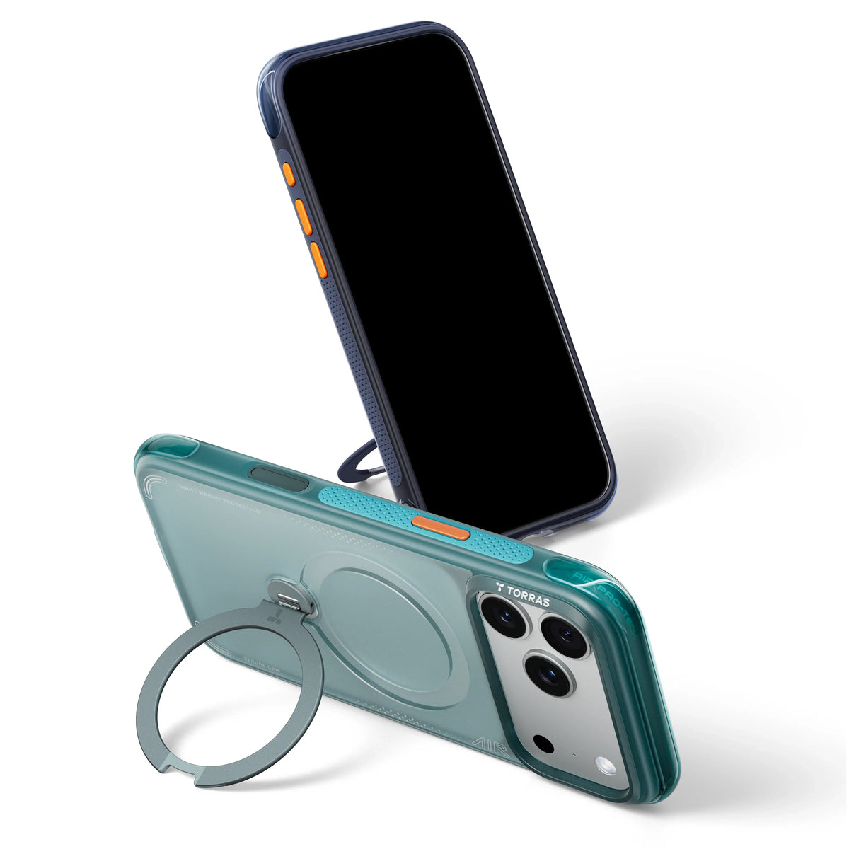 Torras Ostand Q3 Air for iPhone 18 Pro/18 Pro Max - Deep Blue