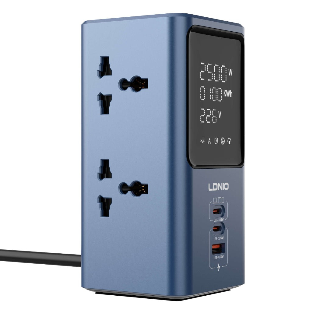 LDNIO 45W Universal Power Strip Desktop LED Power Adapter - SC2