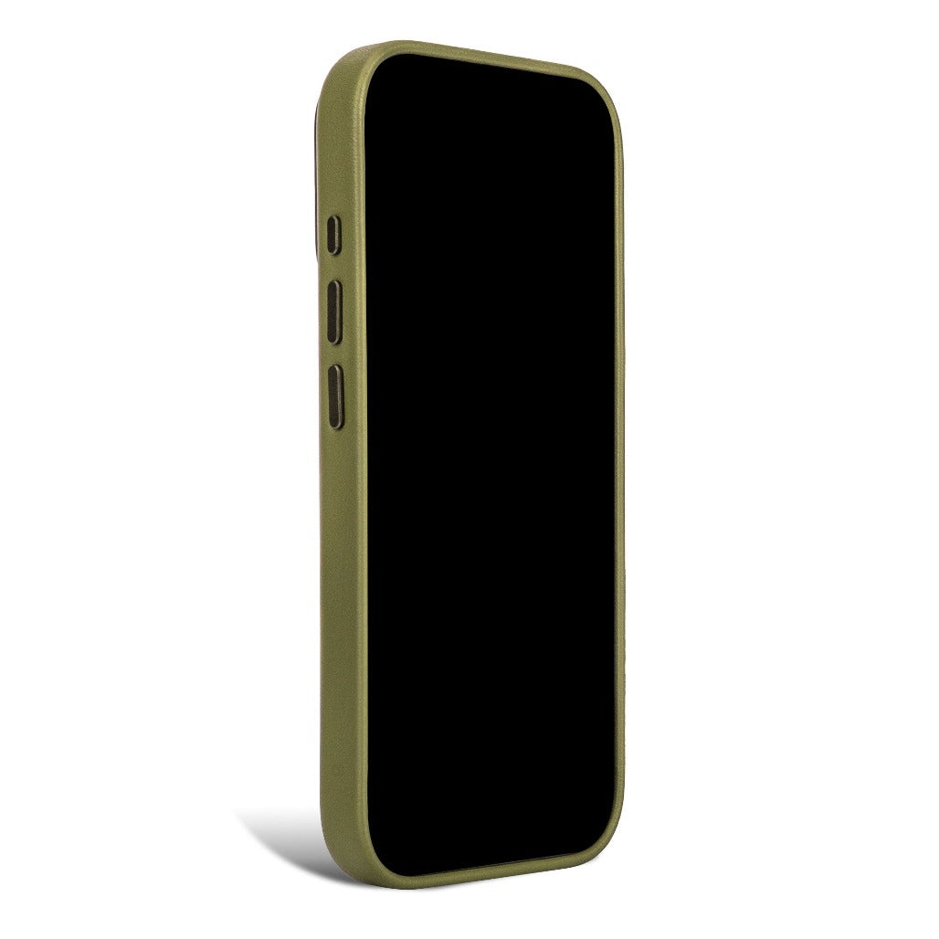 Decoded Leather Case - Moss Green - iPhone 18 Pro/18 Pro Max