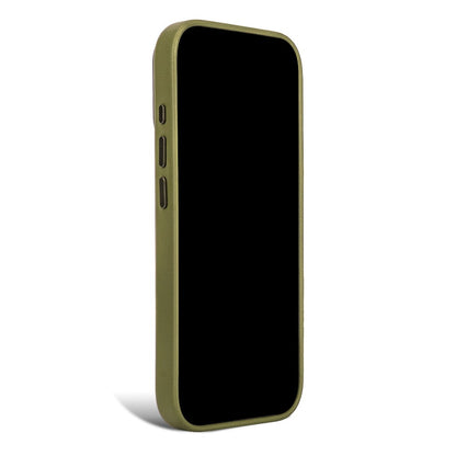 Decoded Leather Case - Moss Green - iPhone 18 Pro/18 Pro Max