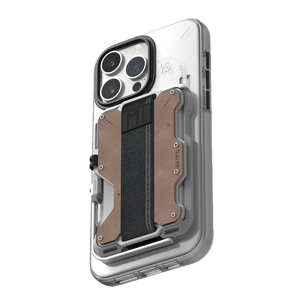 Aulumu G03 Multi-Tool Magnetic Metal Wallet | Genuine Leather Cover | Magnetic