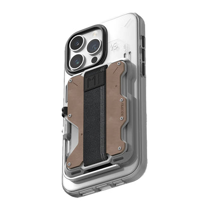 Aulumu G03 Multi-Tool Magnetic Metal Wallet | Genuine Leather Cover | Magnetic