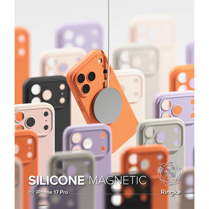 Ringke Silicone Magnetic Case - iPhone 17 Pro / iPhone 17 Pro Max - Black