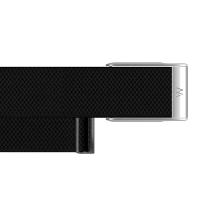 WHOOP MG SuperKnit Luxe Band - Obsidian with Titanium