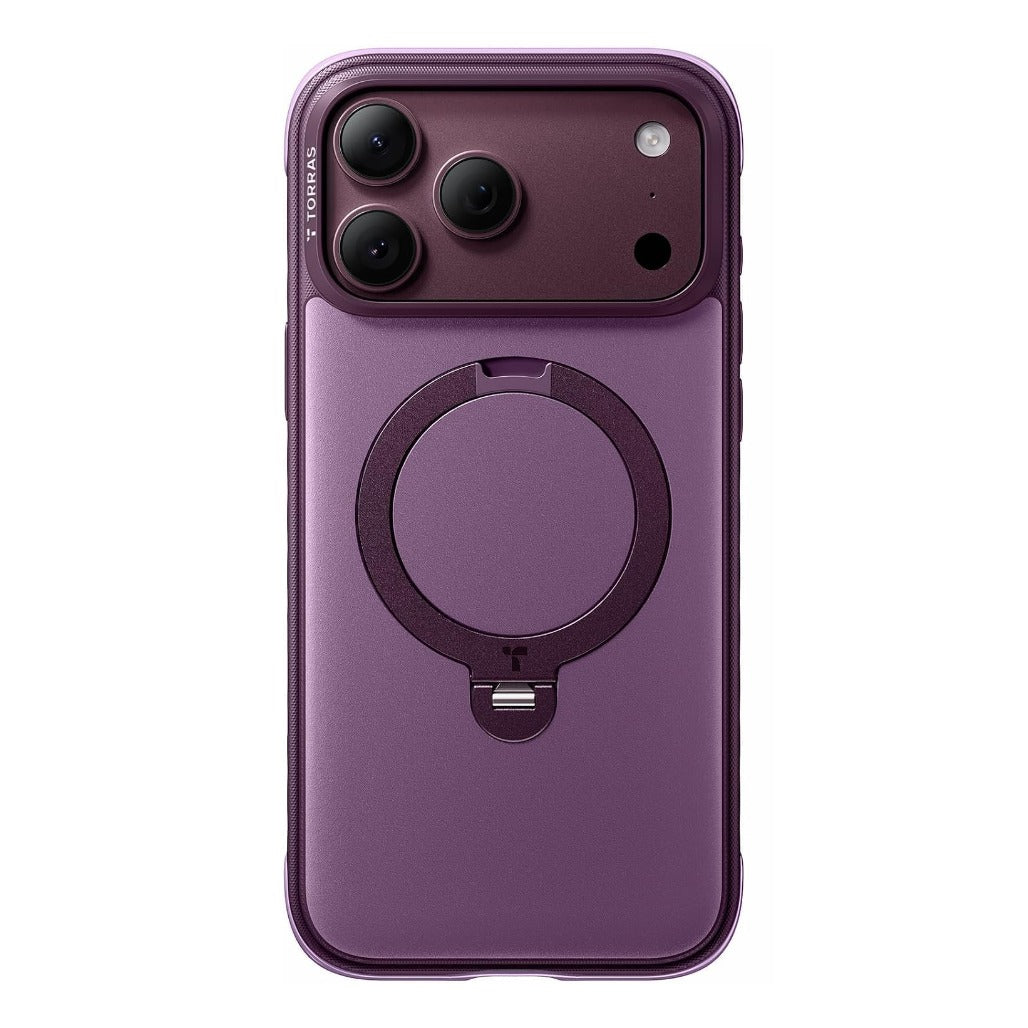 Torras Ostand Q3 Rugged for iPhone 18 Pro/18 Pro Max - Purple