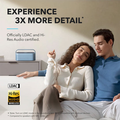 Anker Soundcore Motion X600 – Aurora Green | Portable Wireless Speaker with Spatial Audio