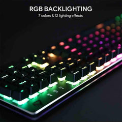 AUKEY KMG12 Mechanical Keyboard 104 key with Gaming Software - Pixel Zones