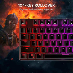 AUKEY KMG12 Mechanical Keyboard 104 key with Gaming Software - Pixel Zones