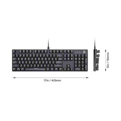 AUKEY KMG12 Mechanical Keyboard 104 key with Gaming Software - Pixel Zones