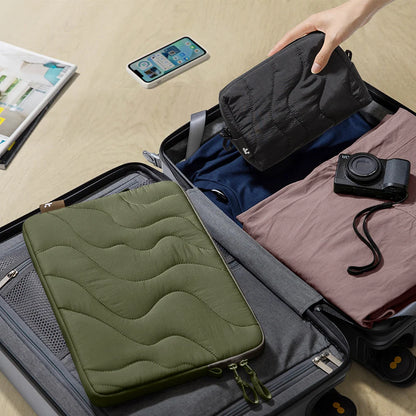 Tomtoc Terra-A27 Laptop Sleeve for 16 inch MacBook Pro - Green