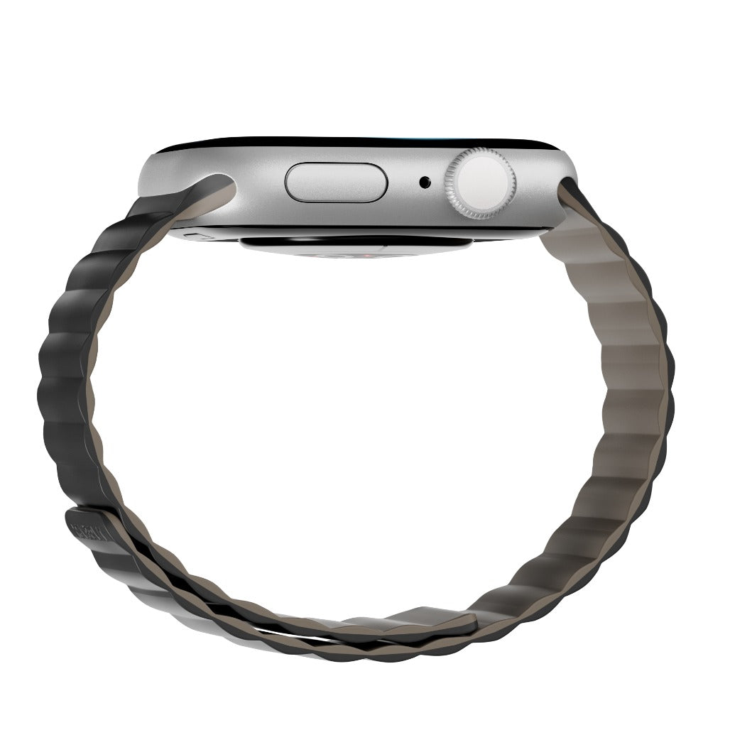MagEasy Skin Duo Reversible Silicone Magnetic Apple Watch Band Compatible with 40mm to 49mm