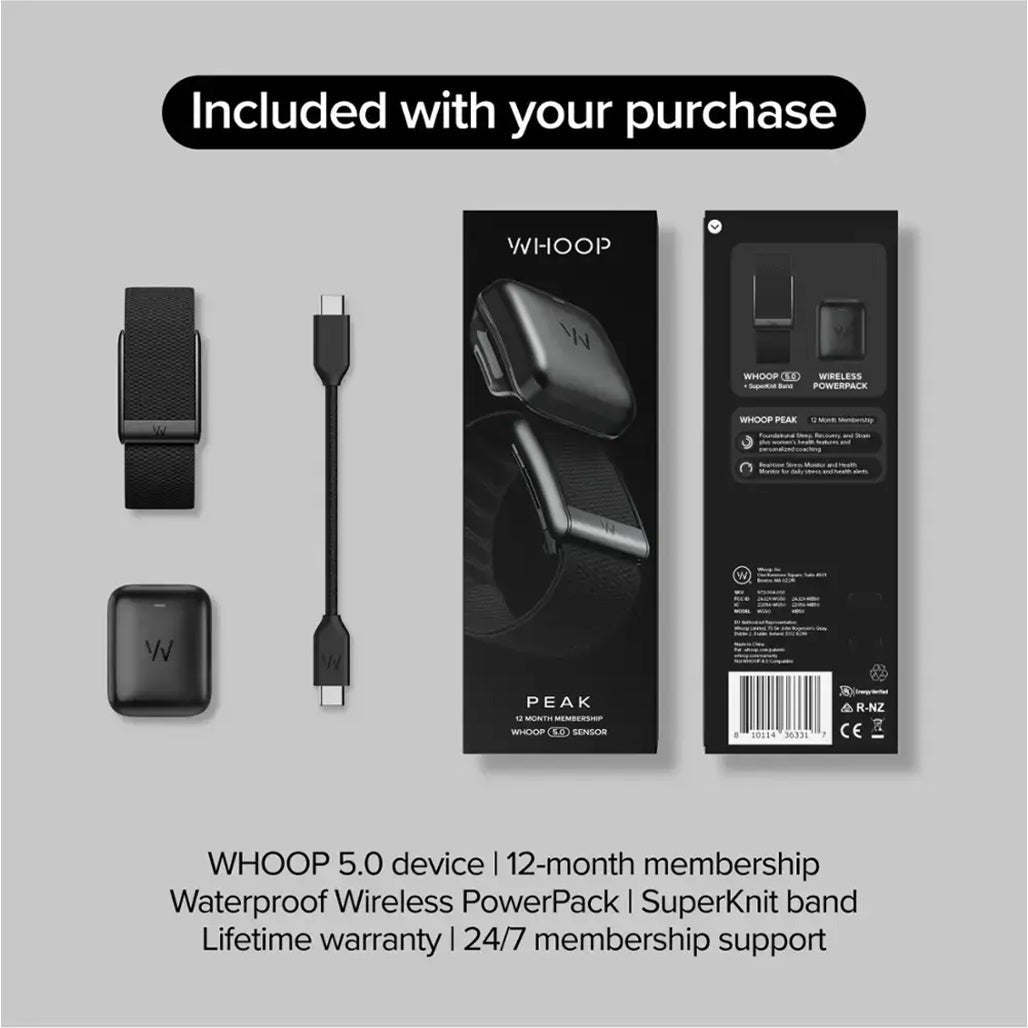 WHOOP 5.0 Peak - Advanced Health Tracking Wearable