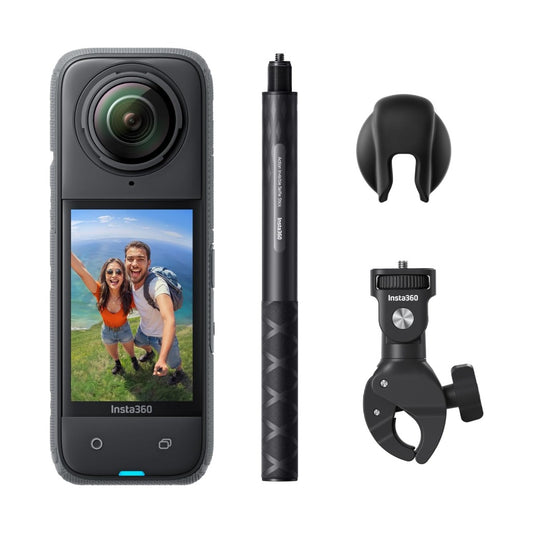 Insta360 X4 Motorcycle Bundle- 8K Waterproof 360 Action Camera