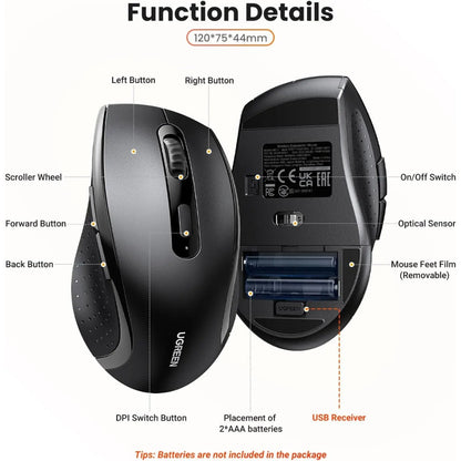 UGREEN 2.4G Wireless Mouse - 45012