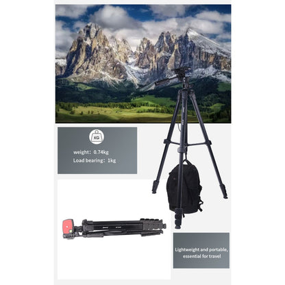 Jmary KP-2209 1.7M Horizontal Axis Tripod for Camera & Mobile - 20 Pieces