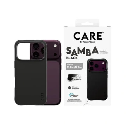 CARE by PanzerGlass Samba Case with MagSafe for iPhone 18 Pro/18 Pro Max - Black