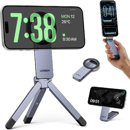 UGREEN MagSafe Tripod 360° Rotating Adjustable Magnetic Phone Stand - 75509