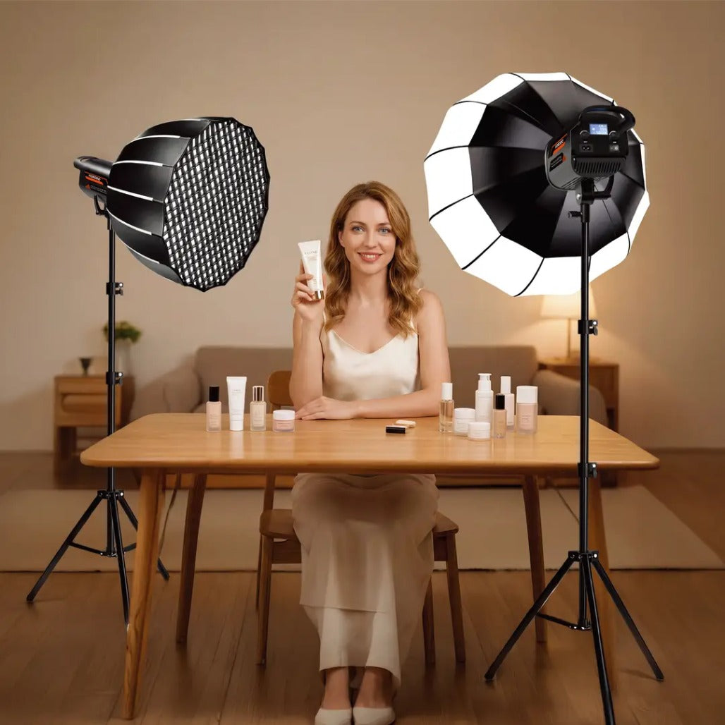 Porodo Lifestyle Cannes Studio Professional Live Photography Light - Black